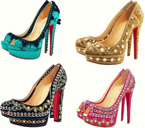 christian louboutin bollywood inspired shoes